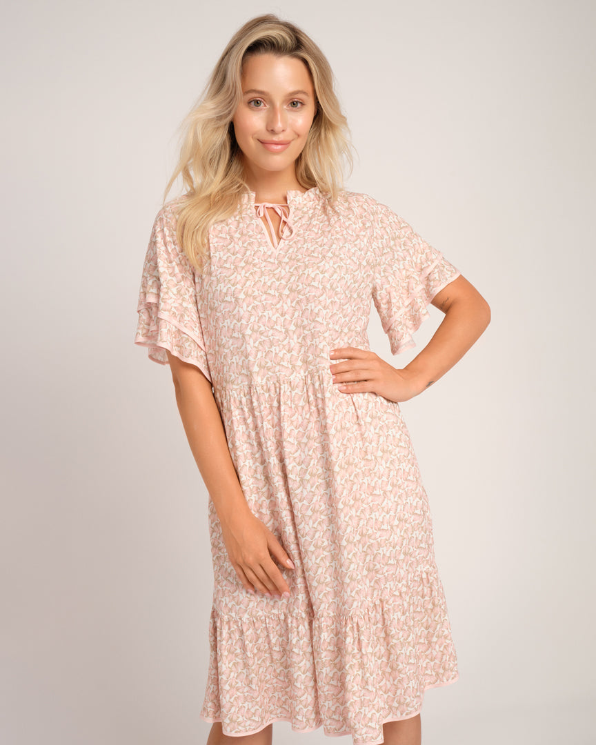 SIENNA MIDI DRESS - PASTEL