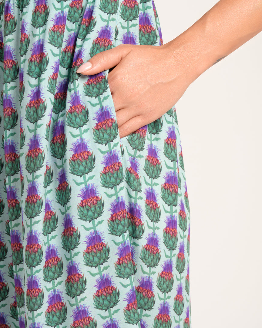 RUBY MAXI DRESS - THISTLE